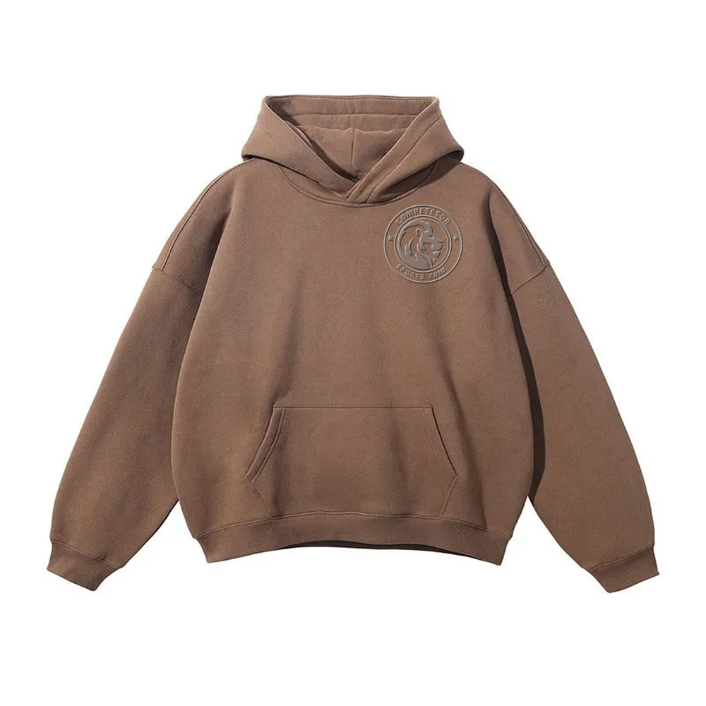 High Quality Hoodies Men Cotton Pullover Warm Wholesale Custom Printing Embroidery Hoodies - view 4