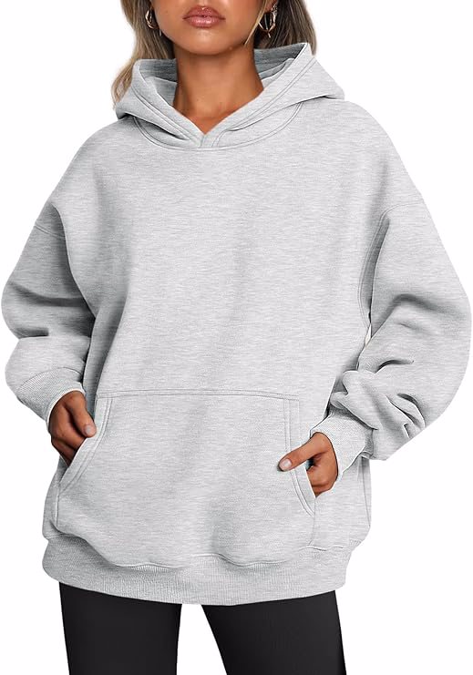 Womens Oversized Hoodies Fleece Sweatshirts Long Sleeve Sweaters Pullover Fall Outfits Winter Cloth