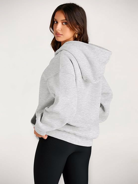 Womens Oversized Hoodies Fleece Sweatshirts Long Sleeve Sweaters Pullover Fall Outfits Winter Cloth - view 2