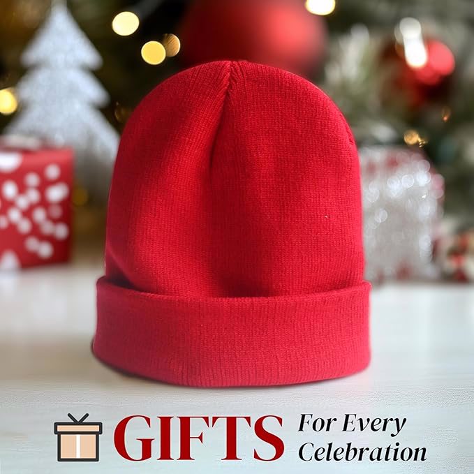 Beanie for Men and Women Unisex Knit Winter Beanies Hats - view 3