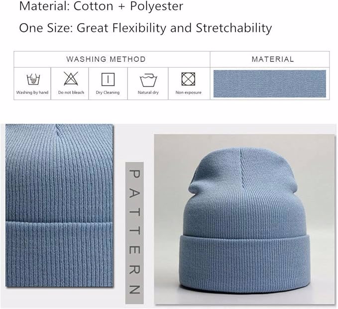 Unisex Adult Knit Beanie for Men Women Warm Snug Hat Cap - view 2