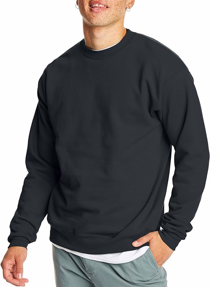 Men's Casual Long Sleeves Crewneck Sweatshirts Cotton Pullover Sweatshirt for Men