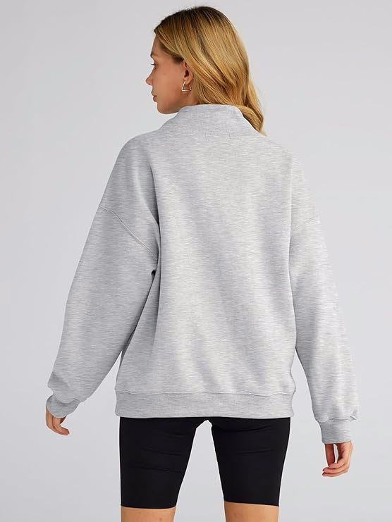 Womens Oversized Sweatshirts Turtleneck Pullover Long Sleeve Hoodies Tops Fall Fashion Outfits 2024  - view 2