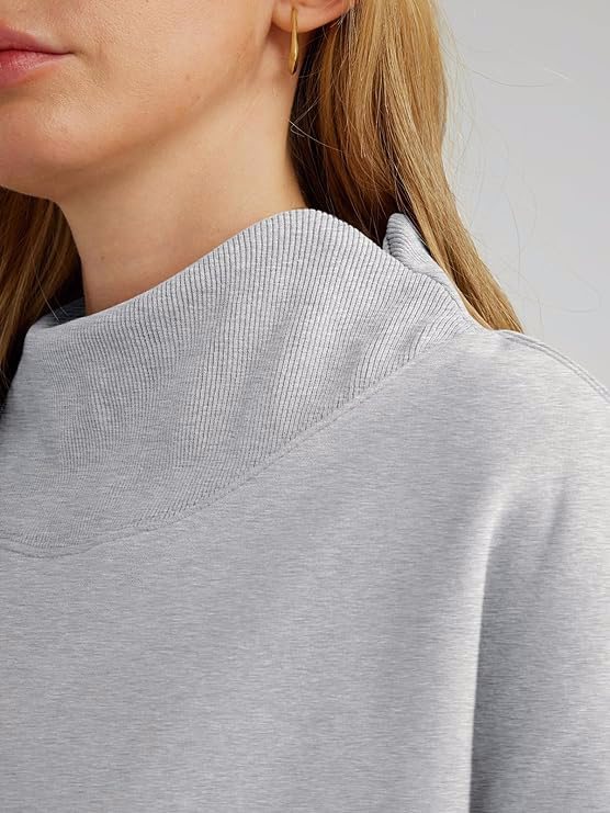 Womens Oversized Sweatshirts Turtleneck Pullover Long Sleeve Hoodies Tops Fall Fashion Outfits 2024  - view 3