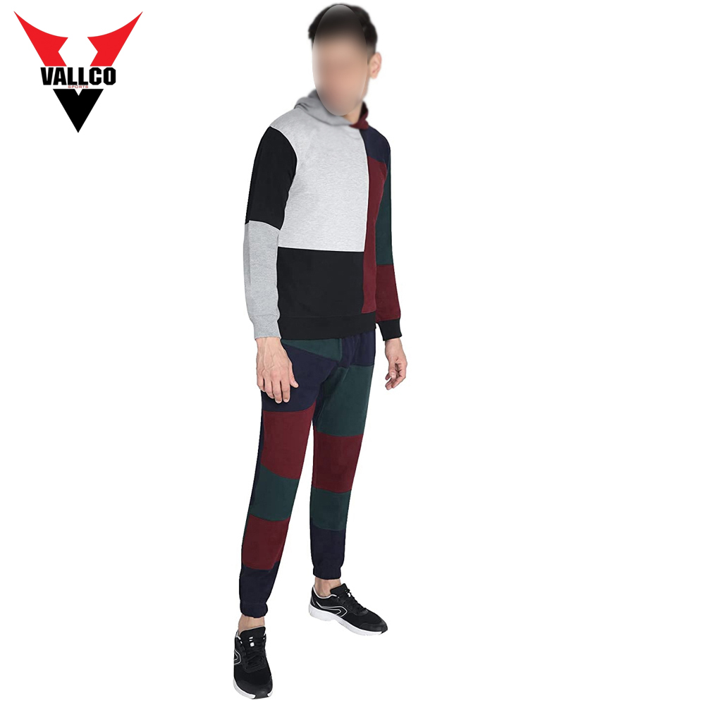 Multi Color Pullover Style Tracksuit For Autumn Jogging High Quality Lightweight Causal Tracksuits - view 4