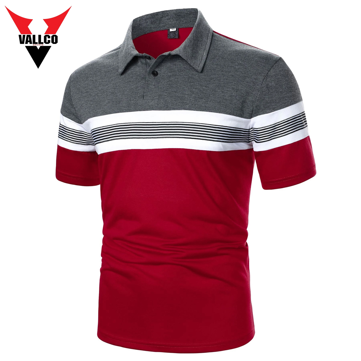 Men Striped Half Button Stylish High Quality Trendy Soft And Stretchy Color Full Short Sleeve Casual