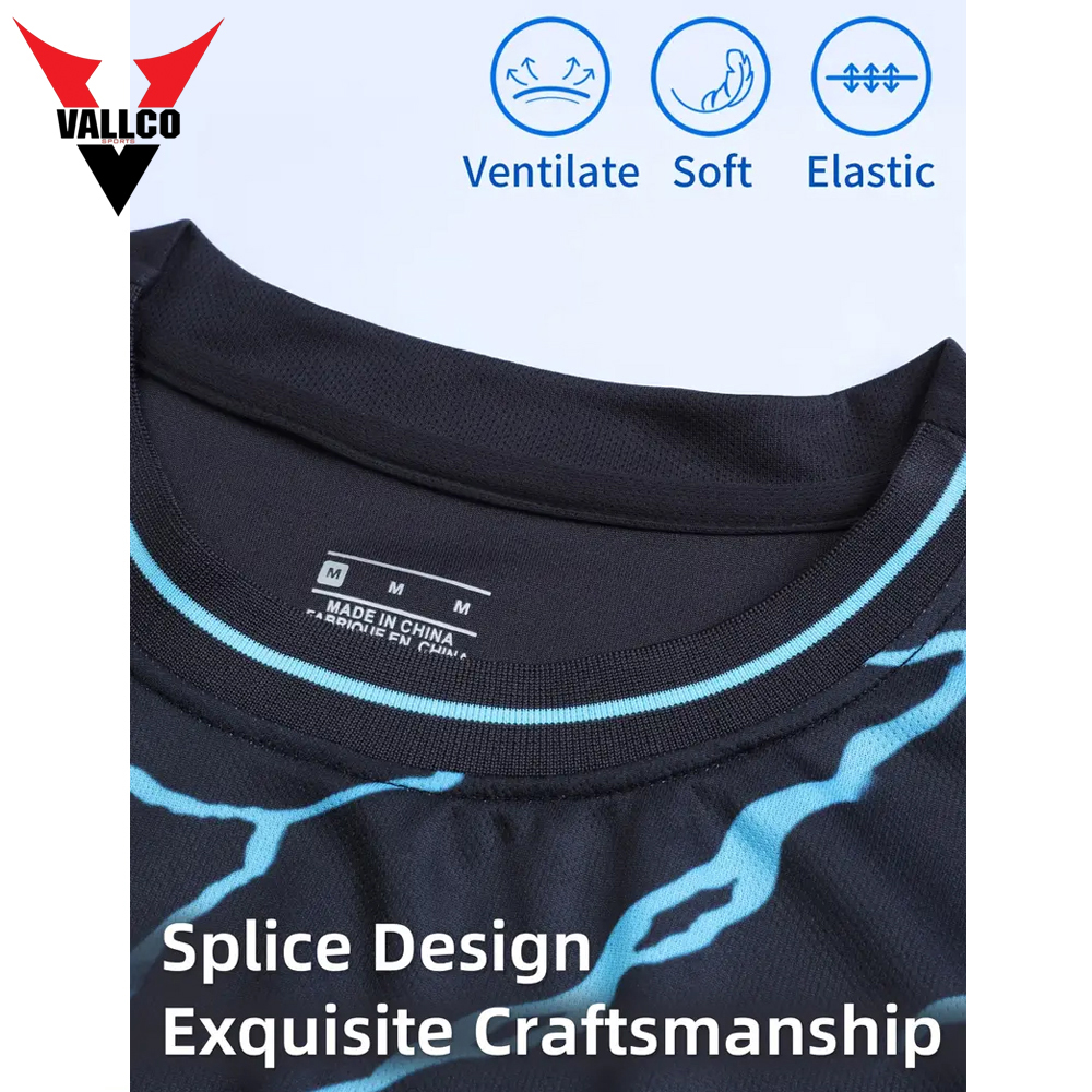 Comfort Fit Premium Quality Black Blue Color O Neck Style Adult Game Training Wear Soccer Uniform - view 9