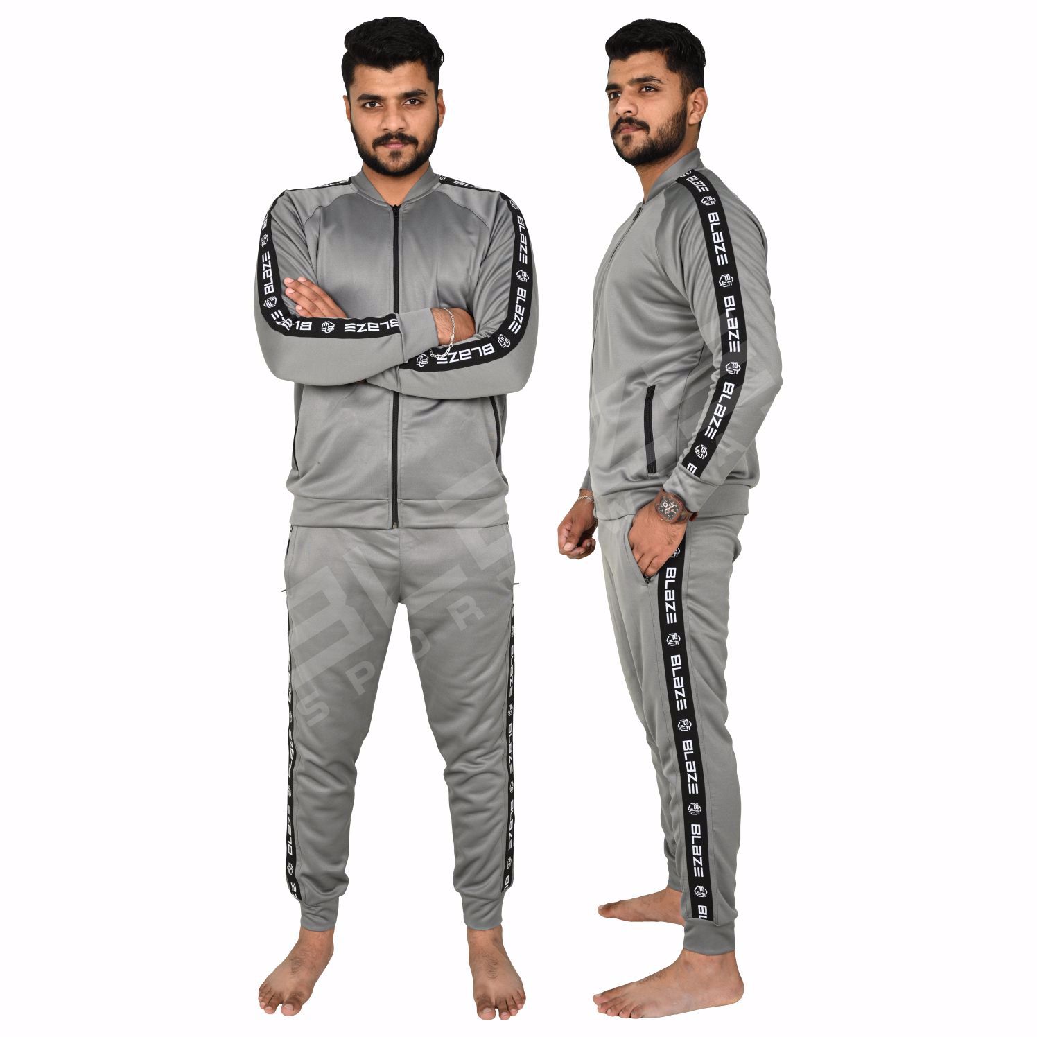 New Men Tracksuits Hooded Solid Color tracksuit and Autumn Winter Pullover Joggers Trousers50 - view 2