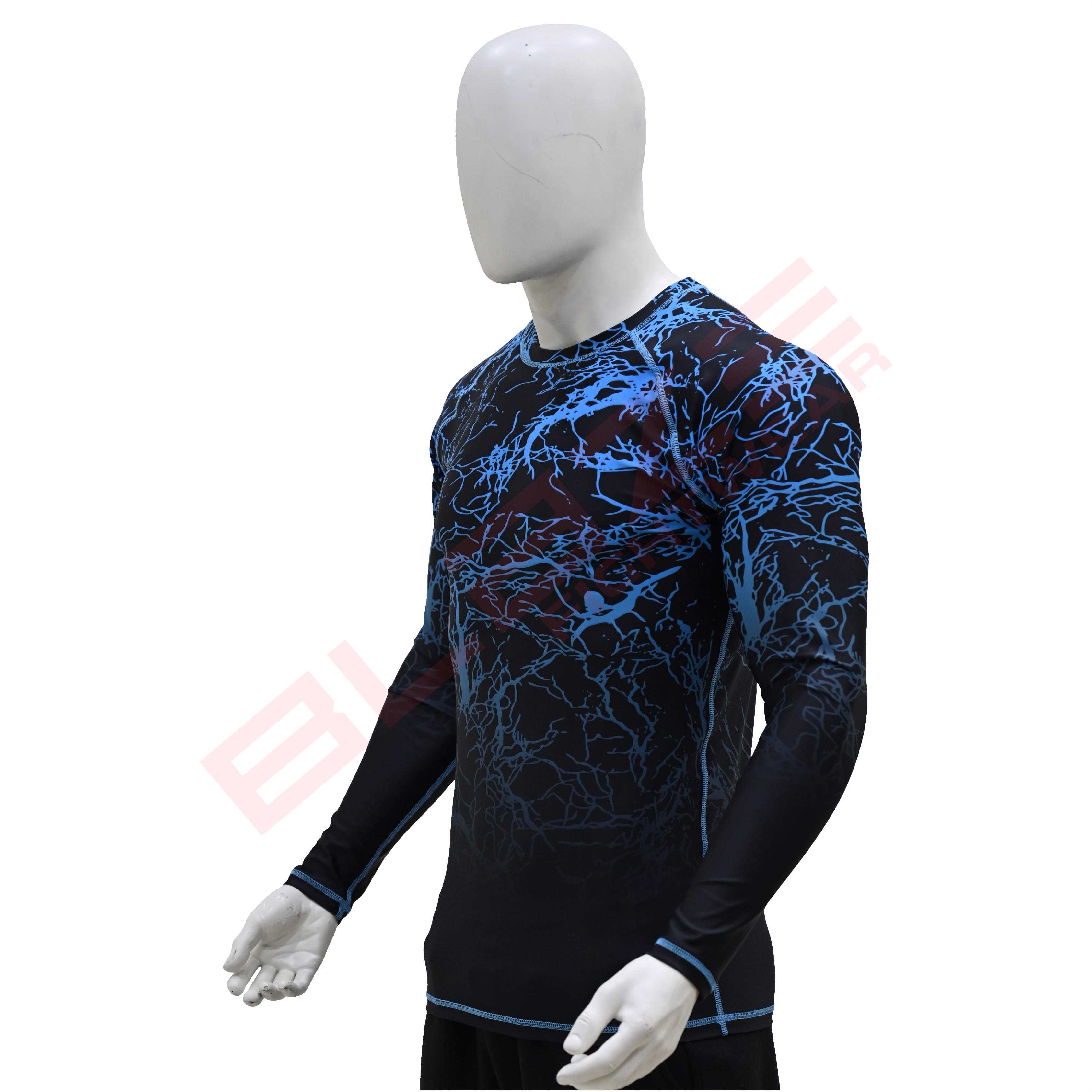 New Customized MMA Rash Guard full Sleeve Rash Guard OEM Sublimation printed High Quality BJJ SUITE 