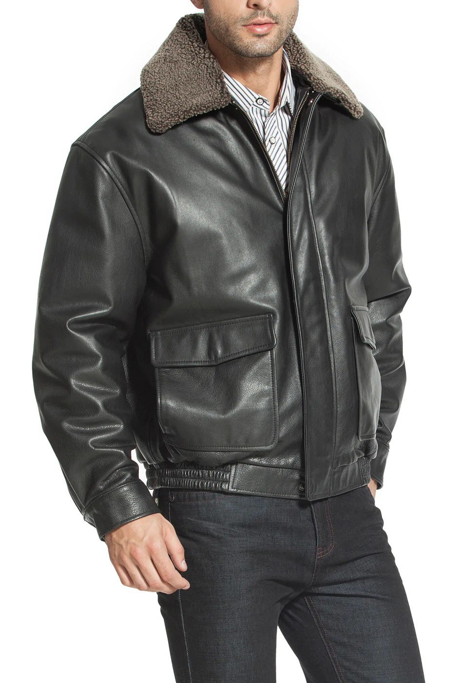 Leather Jacket for Men - view 2