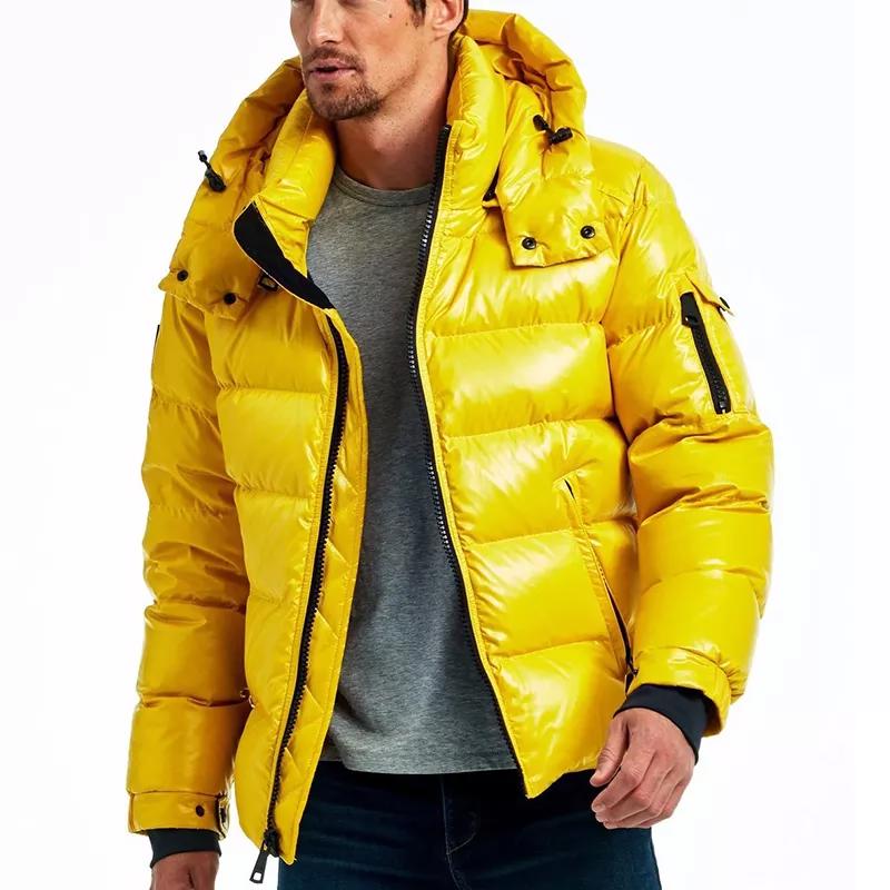 Custom windbreaker plain puffer jacket