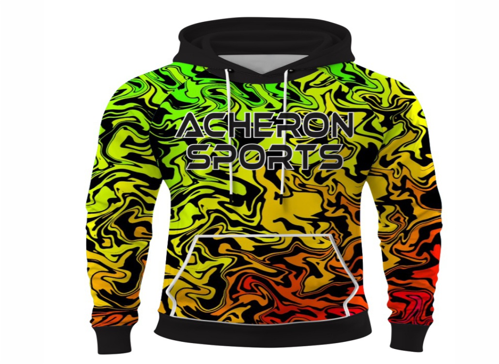 Custom Fleece Hoodie Sublimation Casual with Customize Design and Sublimation Printing. - view 3