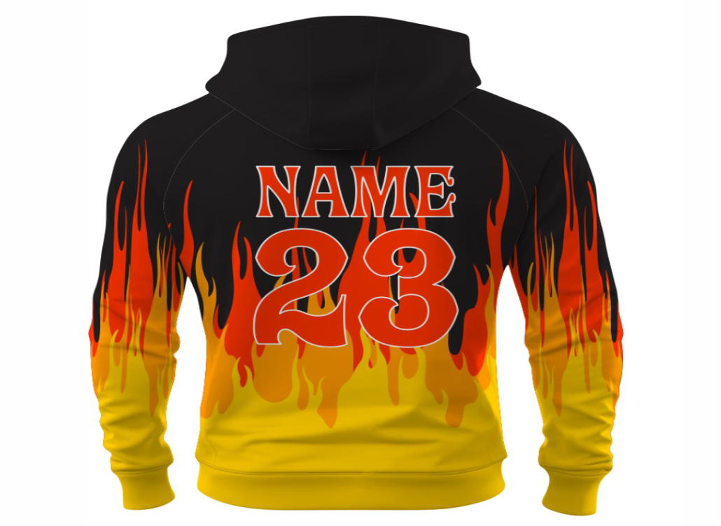 Custom Fleece Hoodie Sublimation Casual with Customize Design and Sublimation Printing. - view 26