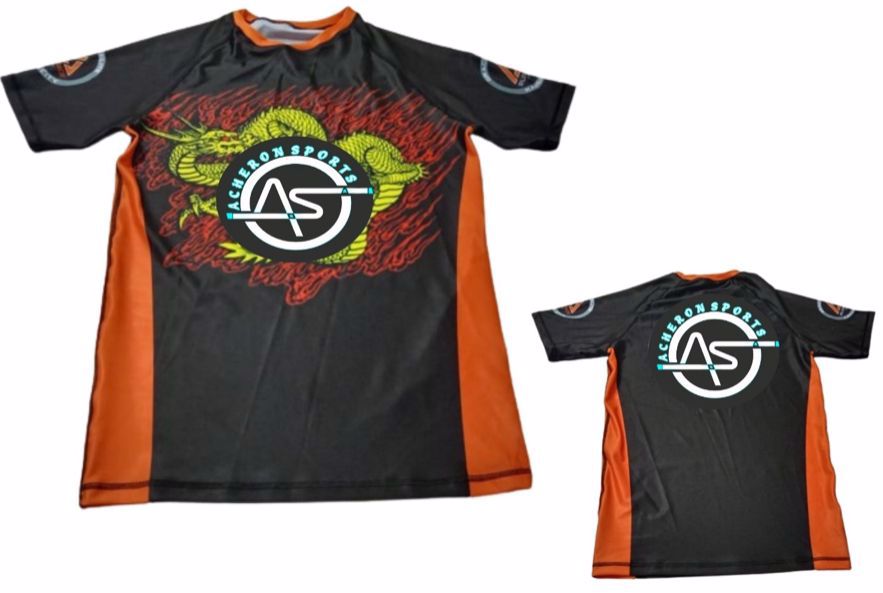 MMA/BJJ Rash Guard Custom Sublimation for Fighters Instructors Combat Sports For Clubs-Fighting - view 3