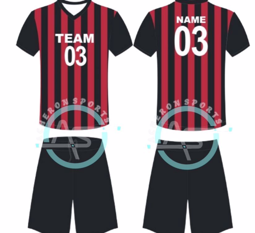 Men’s Soccer Uniform Jersey Suit Custom Logo Training Club Youth Sublimation Team Uniform