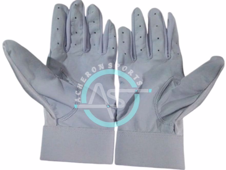 Custom Sublimation Baseball Gloves Short Cuff Batting Gloves with Good Quality Materials  - view 3