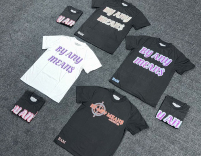  High Quality TShirt Made In Cotton 100% 250 GSM All Over Screen Printing 