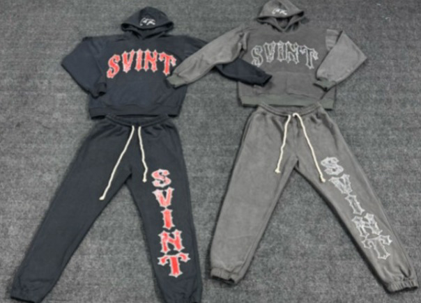  High Quality Sweatsuits made in 100% french terry 350 GSM All Over Screen Printing 