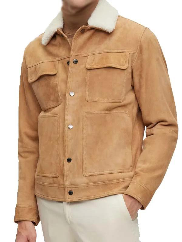  High Quality  Handcrafted Suede Leather Jackets