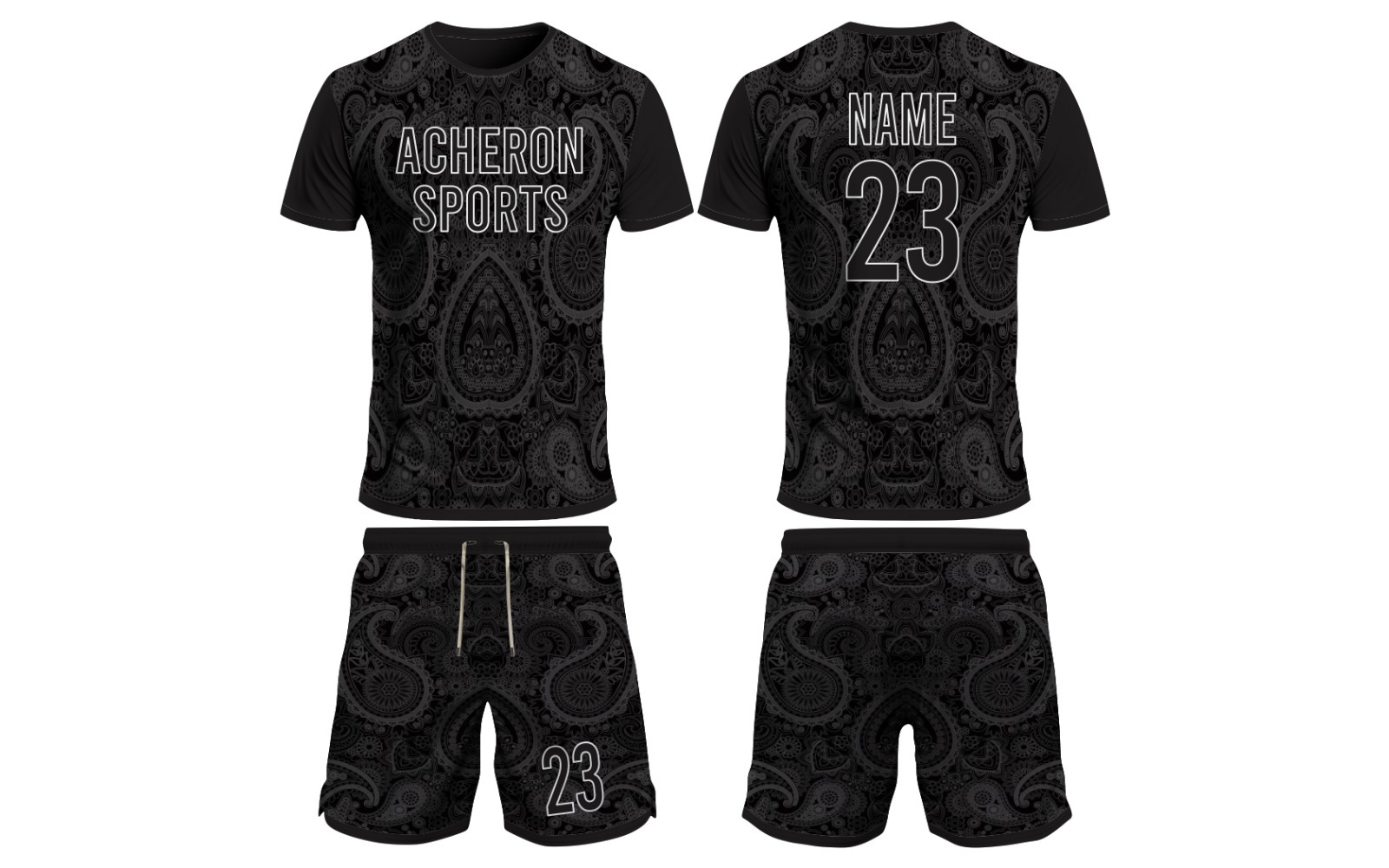  Team Club Soccer Uniforms Football Shirts Two Pcs Shorts Set Custom Sublimation Soccer Jersey Set  - view 2