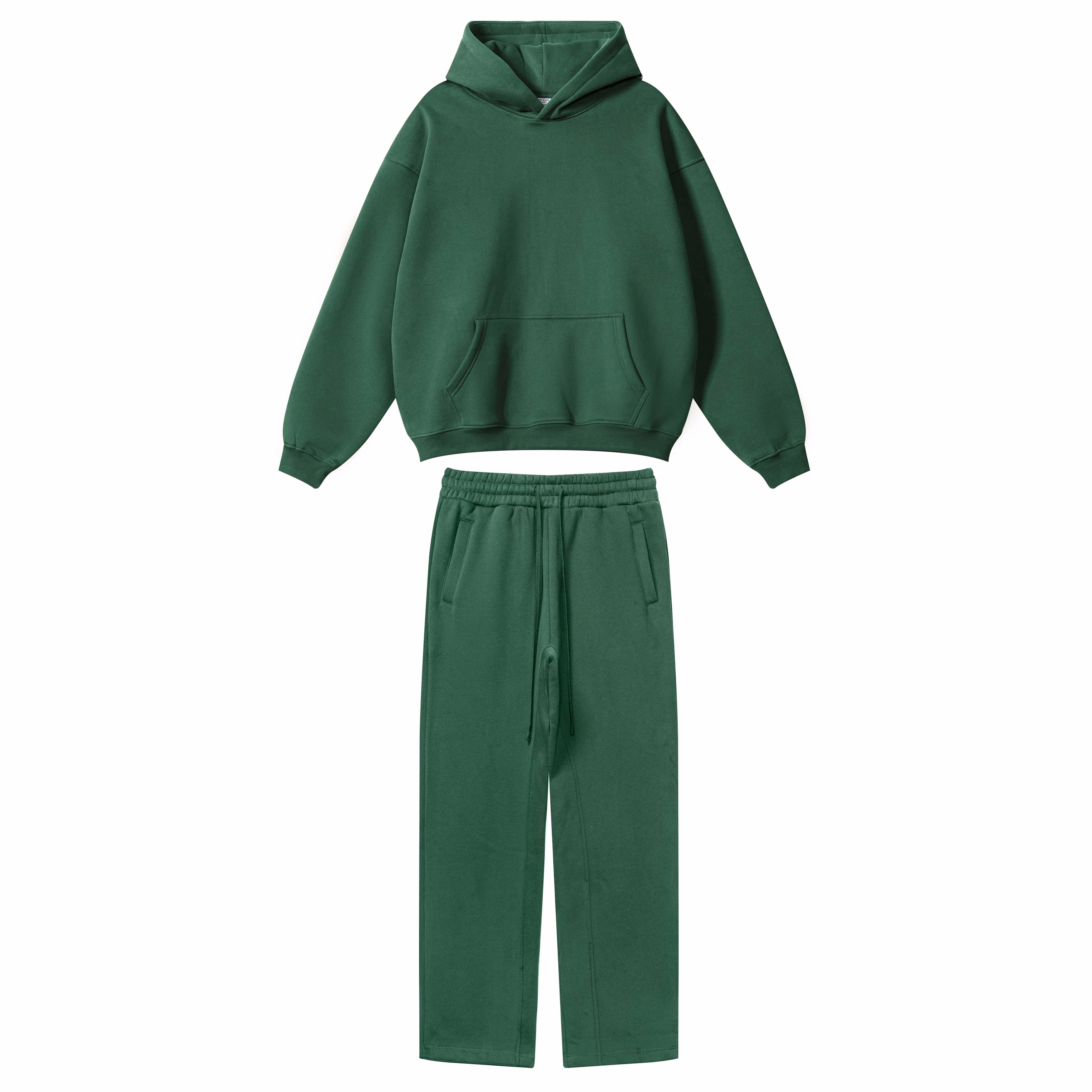 High Quality Custom Sweatsuit for Men - Women Hoodie Fleece casual jogger Unisex tracksuit  - view 2