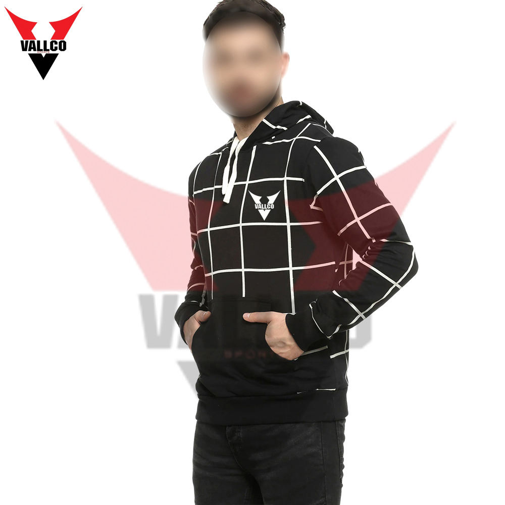 High Quality Black And White Lining Blank Street Wear Breathable OEM Service Men Hoodies - view 20