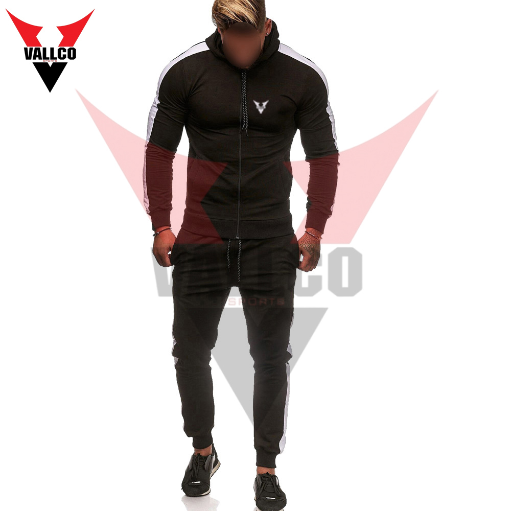 OEM Service Breathable Premium Quality Own Contrast Color Men Street Wear Tracksuits - view 7