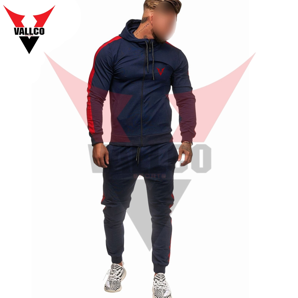 OEM Service Breathable Premium Quality Own Contrast Color Men Street Wear Tracksuits - view 13
