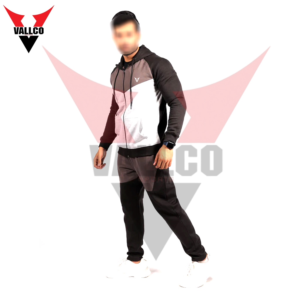 Full Zipper Highest Quality Two Tone Color Best Supplier Oem Service Comfortable Men Wear Tracksuits - view 5