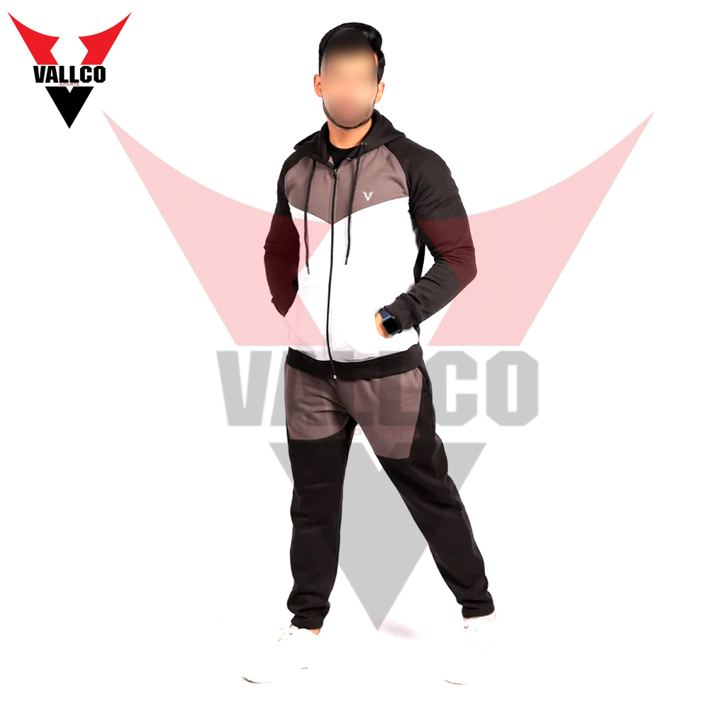 Full Zipper Highest Quality Two Tone Color Best Supplier Oem Service Comfortable Men Wear Tracksuits - view 8