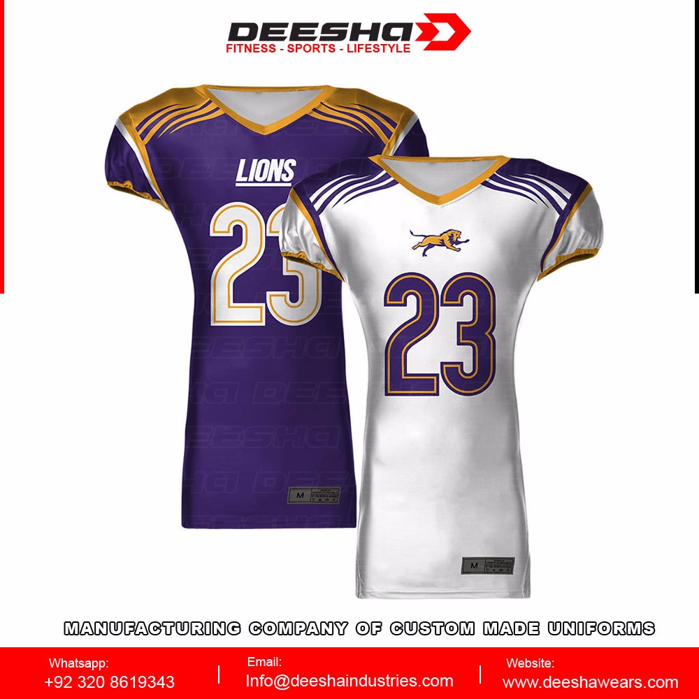 American Football Lions Reversible Jerseys