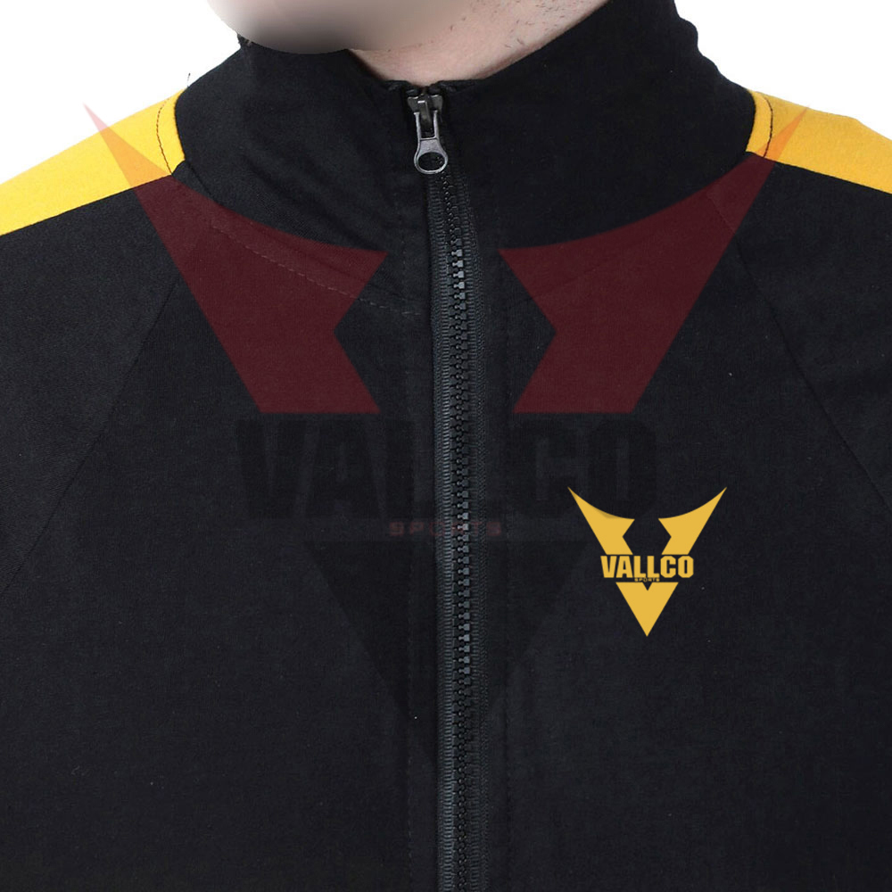 Black Yellow Contrast Color Good Selling Make Your Own Best Supplier Adult Wear Tracksuits - view 11