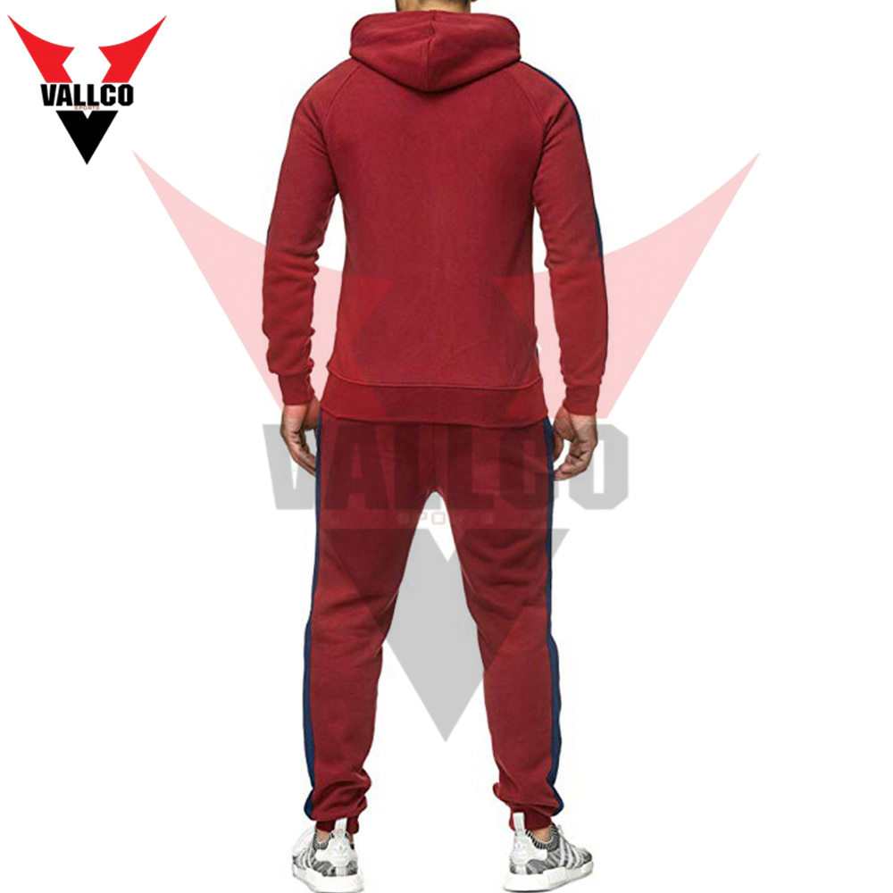 Custom Training Jogging Comfortable Zipper Hoodies Suits Two Piece Set Tracksuits For Men - view 2