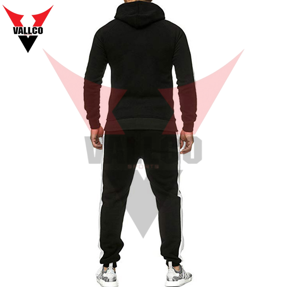 Custom Training Jogging Comfortable Zipper Hoodies Suits Two Piece Set Tracksuits For Men - view 5