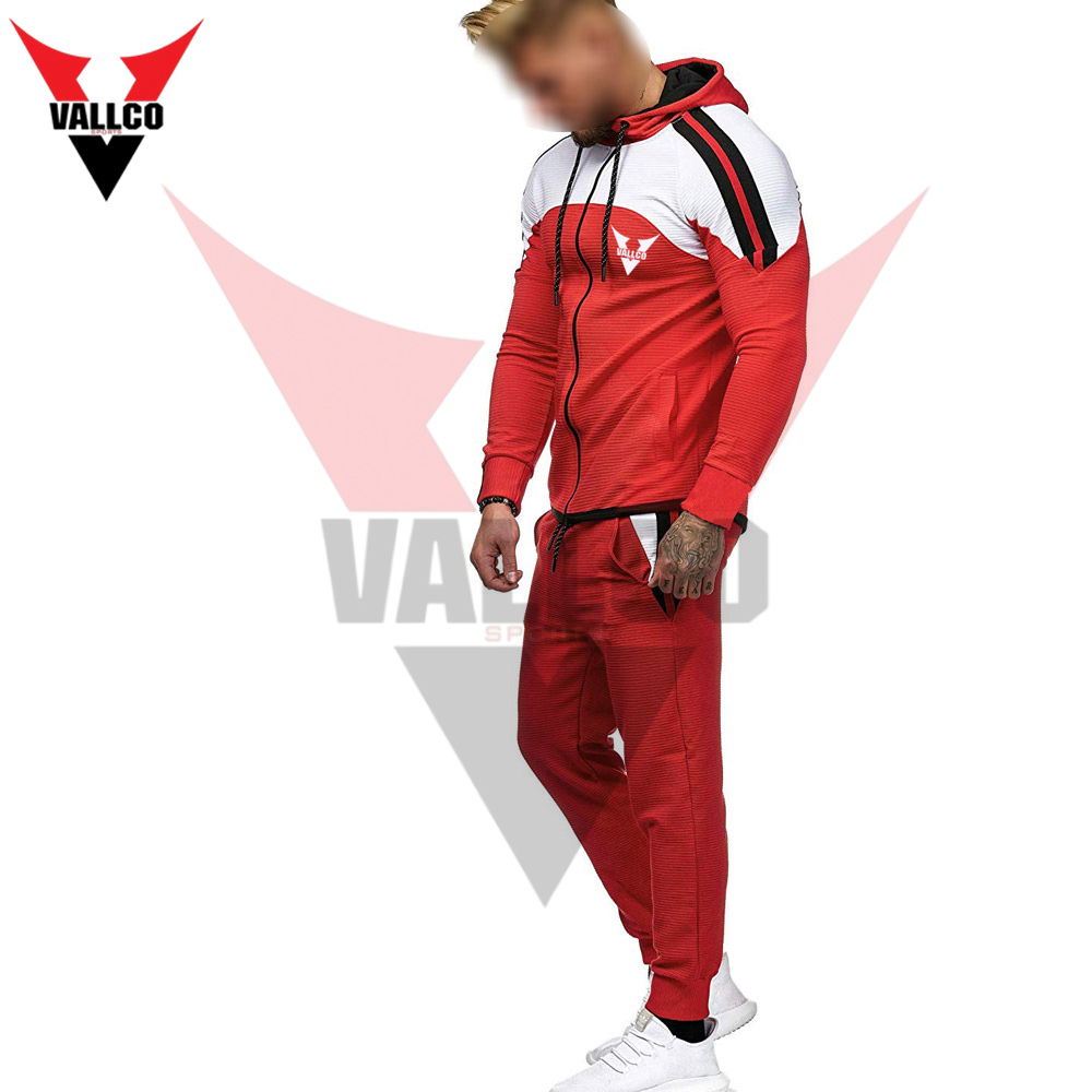 2 Pcs Set Full Zipper Style In One Solid Color Good Quality Slim Fit Outer Wear Men Tracksuits - view 6