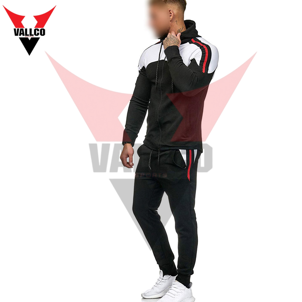 2 Pcs Set Full Zipper Style In One Solid Color Good Quality Slim Fit Outer Wear Men Tracksuits - view 23