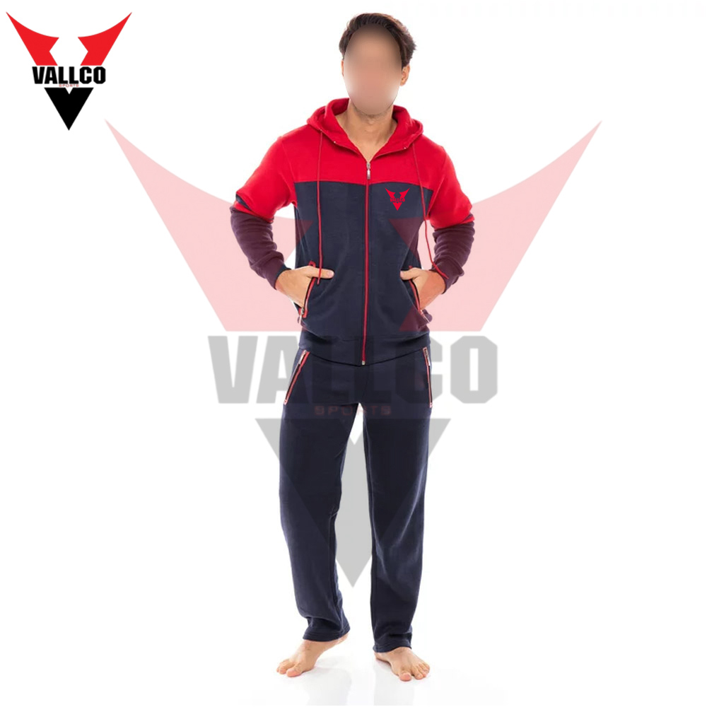Navy Blue Zipper With Hood Highest Quality Make Your Own Jogging Wear Newest Tracksuits - view 11