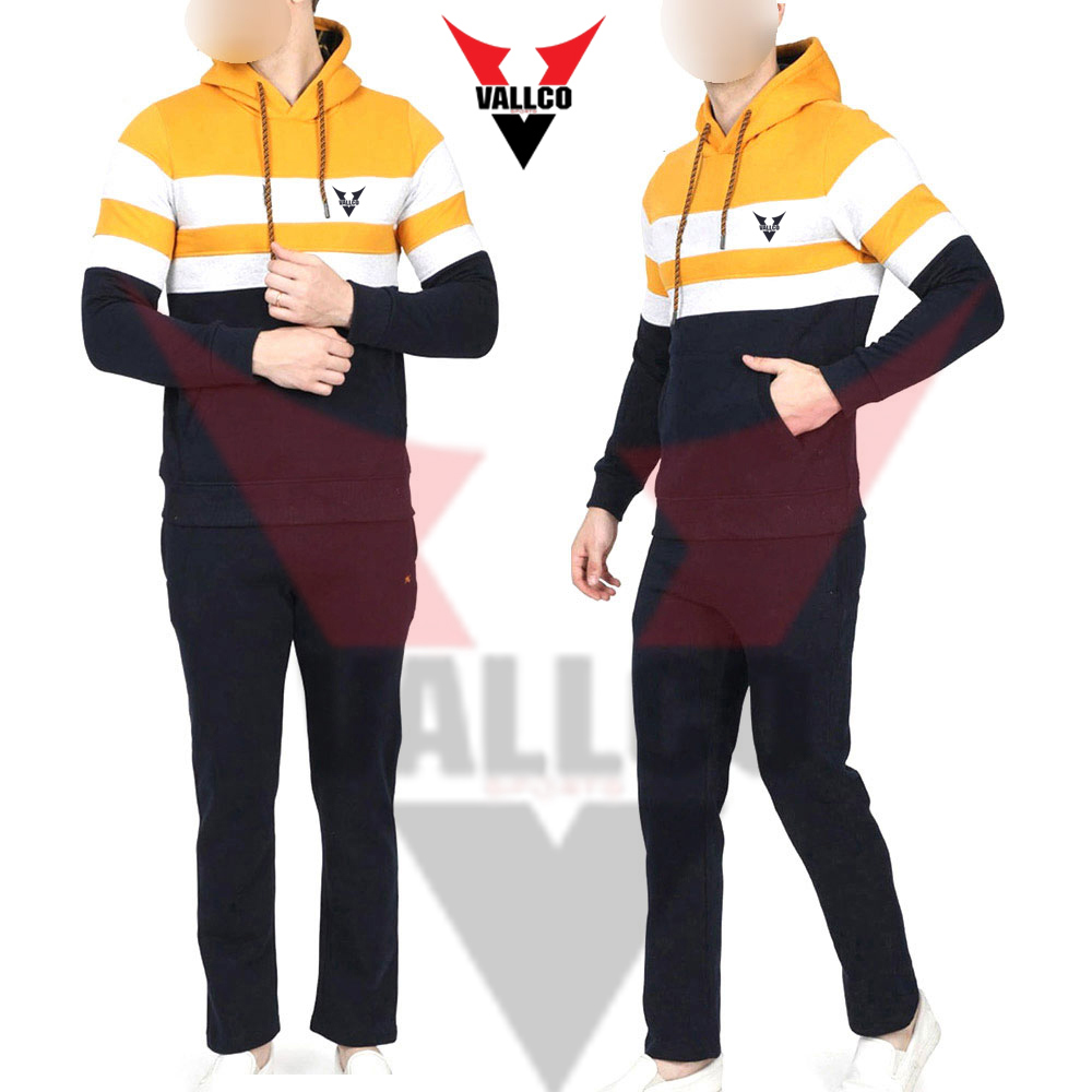 Yellow Black Color Good Quality Make Your Own Newest Style Comfortable Highest Men Tracksuits - view 4