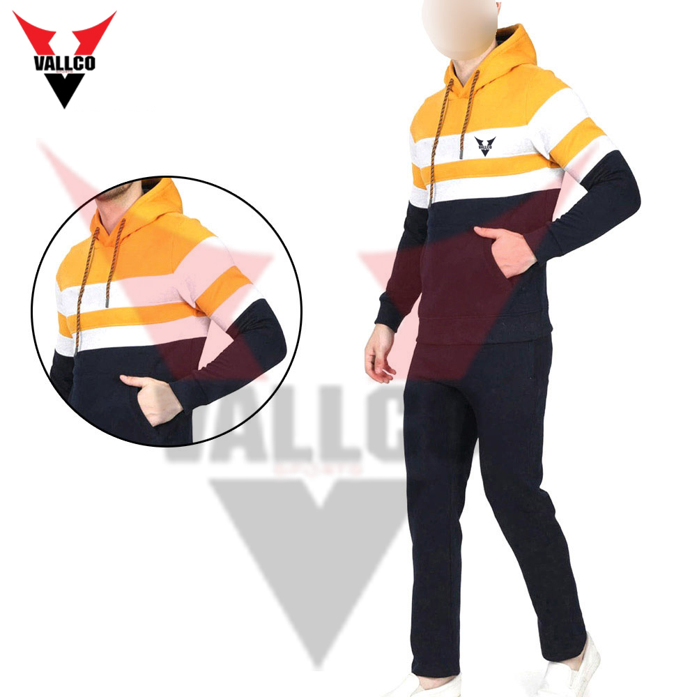 Yellow Black Color Good Quality Make Your Own Newest Style Comfortable Highest Men Tracksuits - view 16