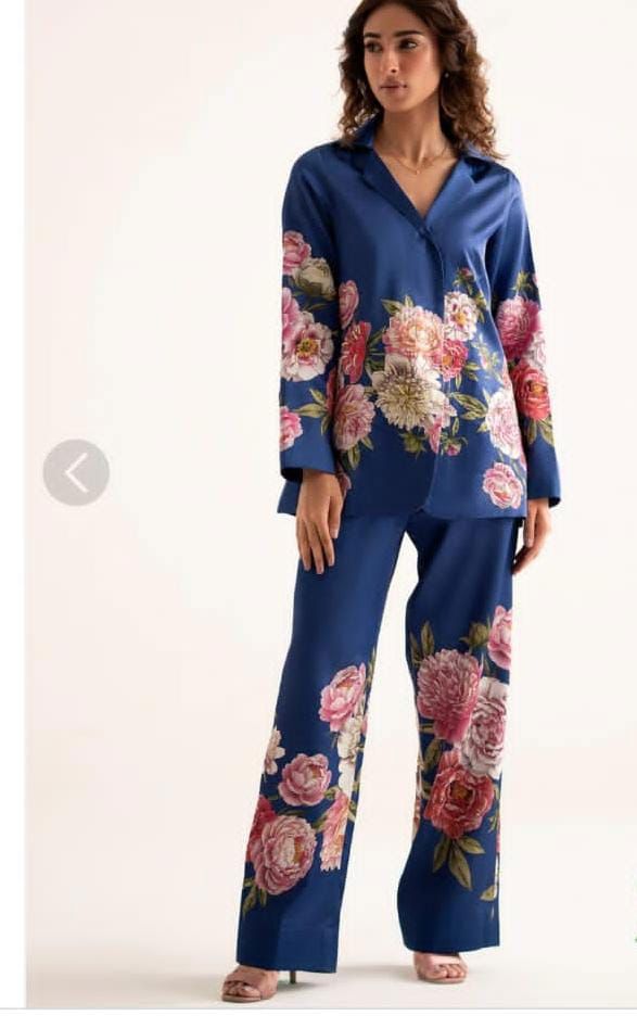 Silk Digital Print Co-Ord Sets