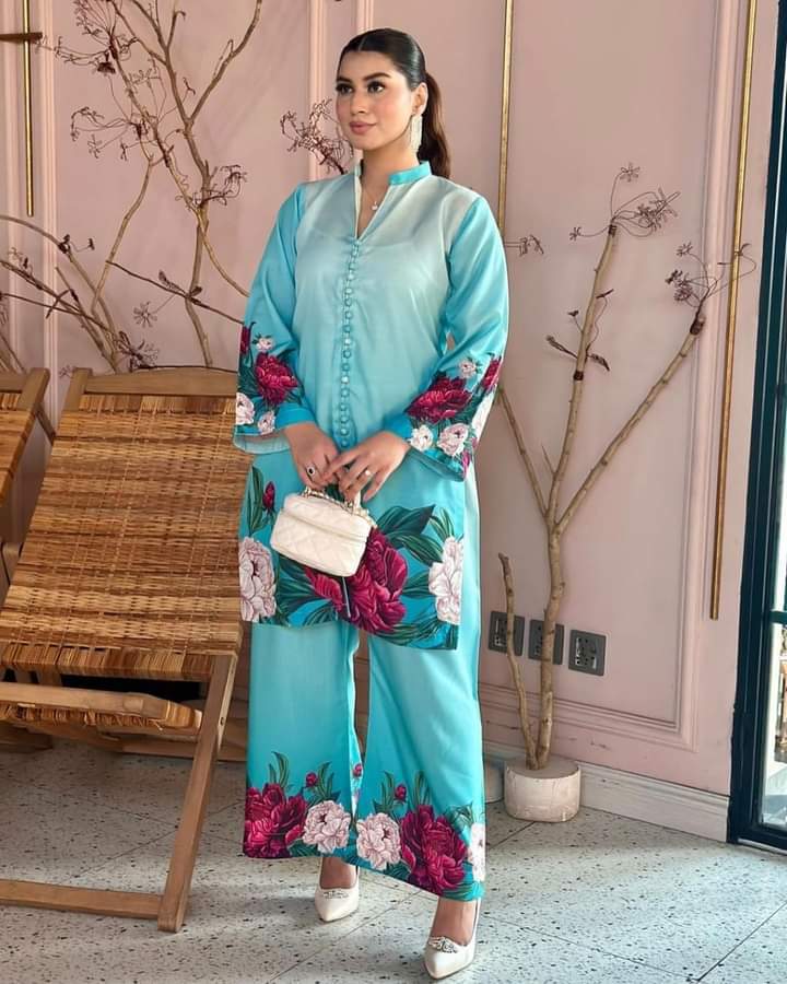 Silk Digital Print Co-Ord Sets - view 2