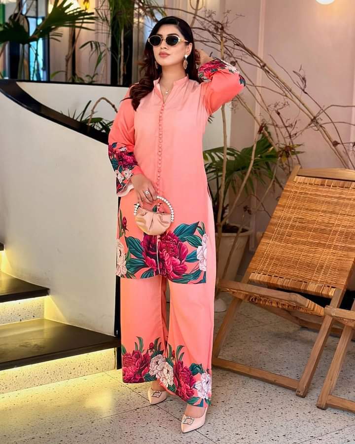 Silk Digital Print Co-Ord Sets - view 3
