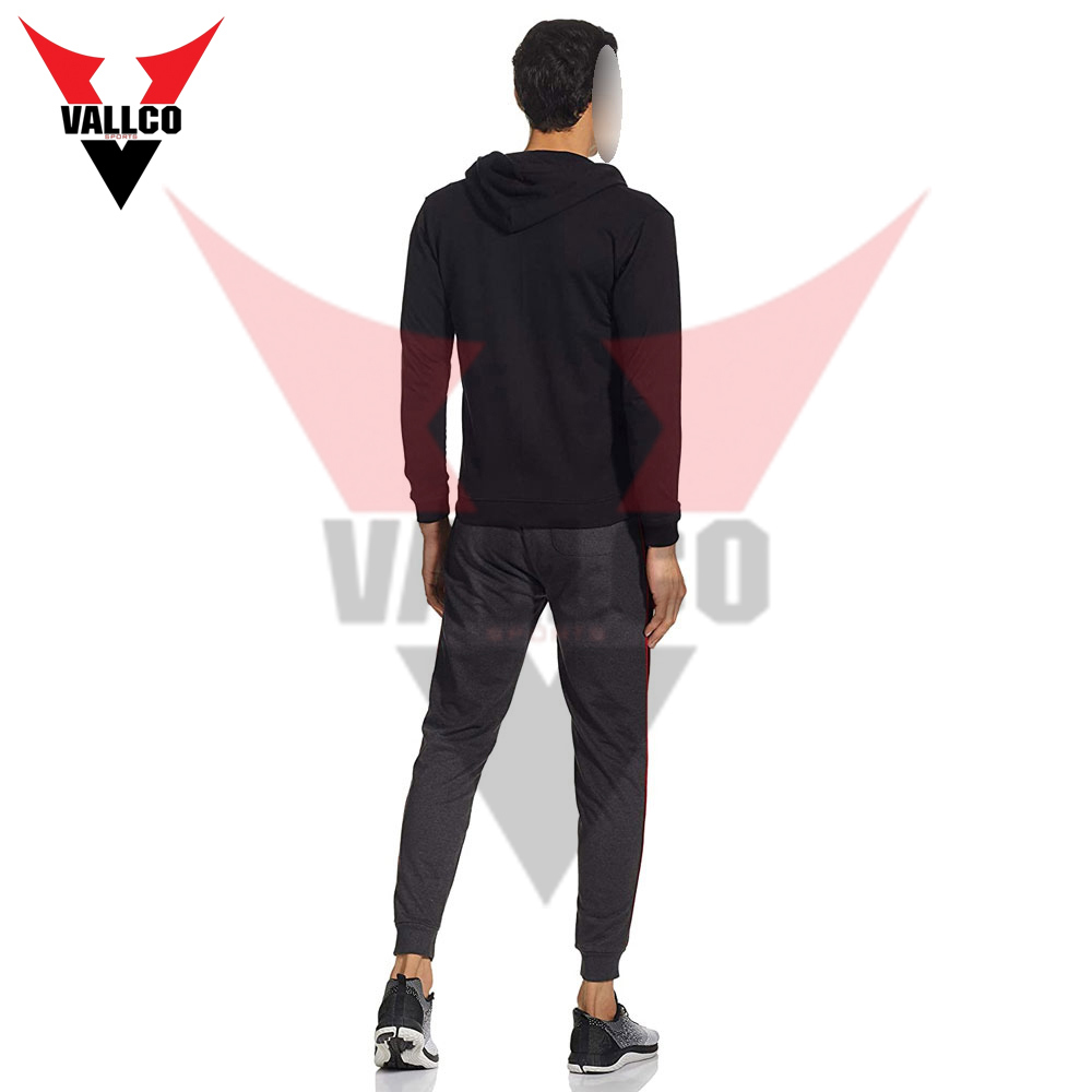 Full Zipper Highest Quality Black Red Color Good Selling Make Your Own Men Wear Tracksuits - view 2