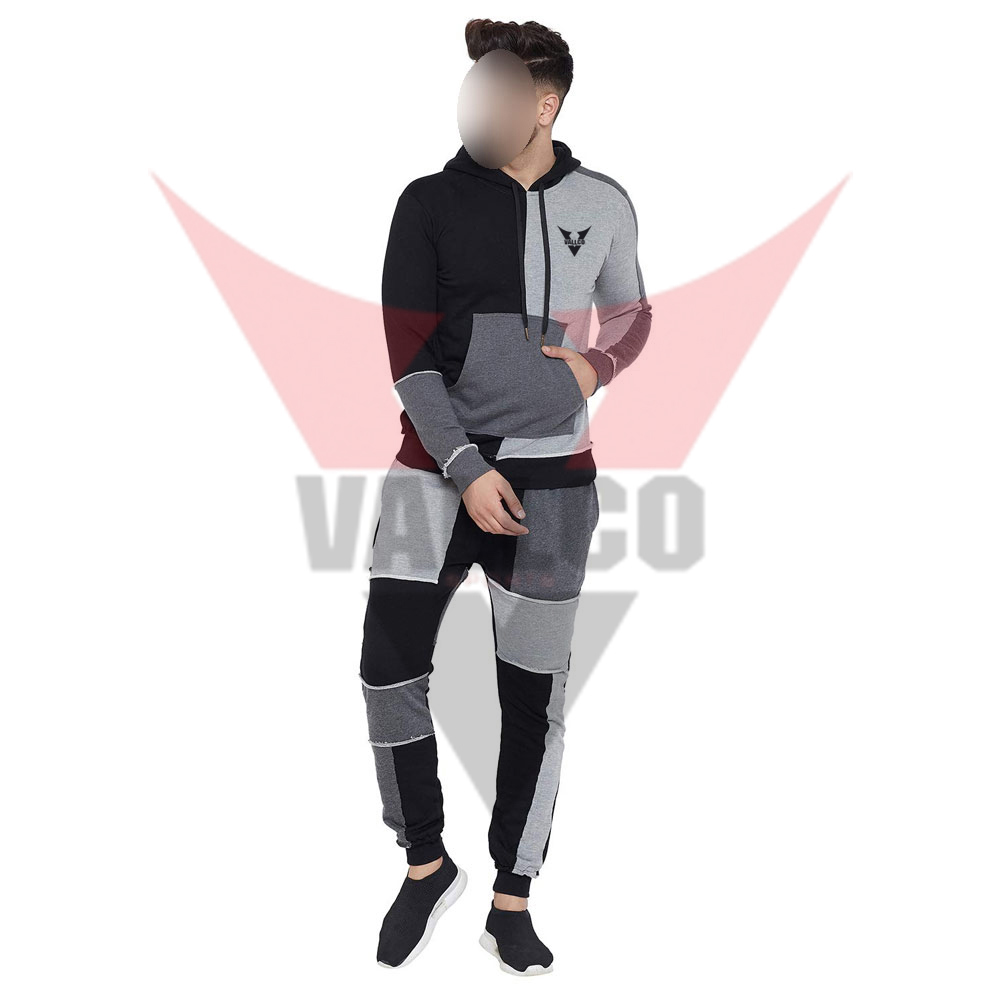 Best Selling Highest Quality Cotton Fleece Men Street Wear Comfortable Tracksuits For Men