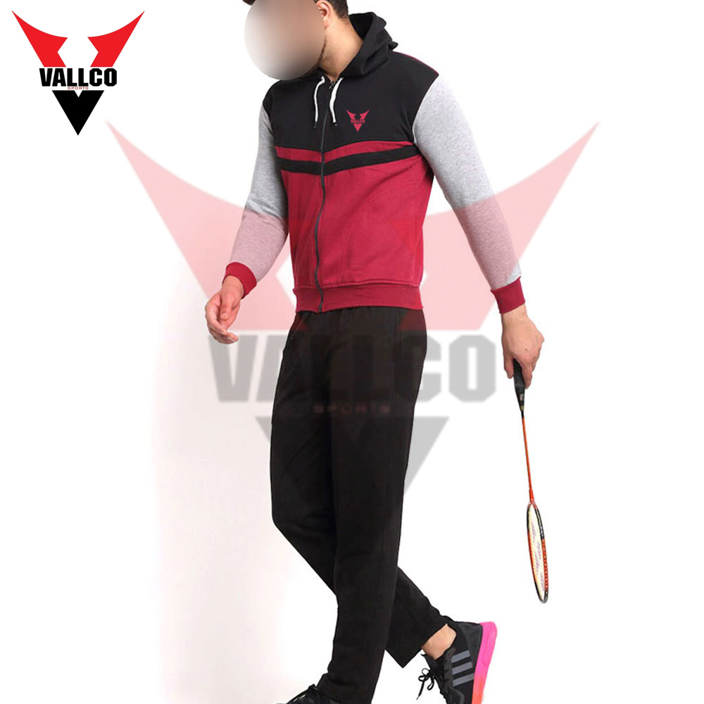 Pullover Style Customized Contrast Color Highland Quality With Best Price Men Tracksuits - view 4
