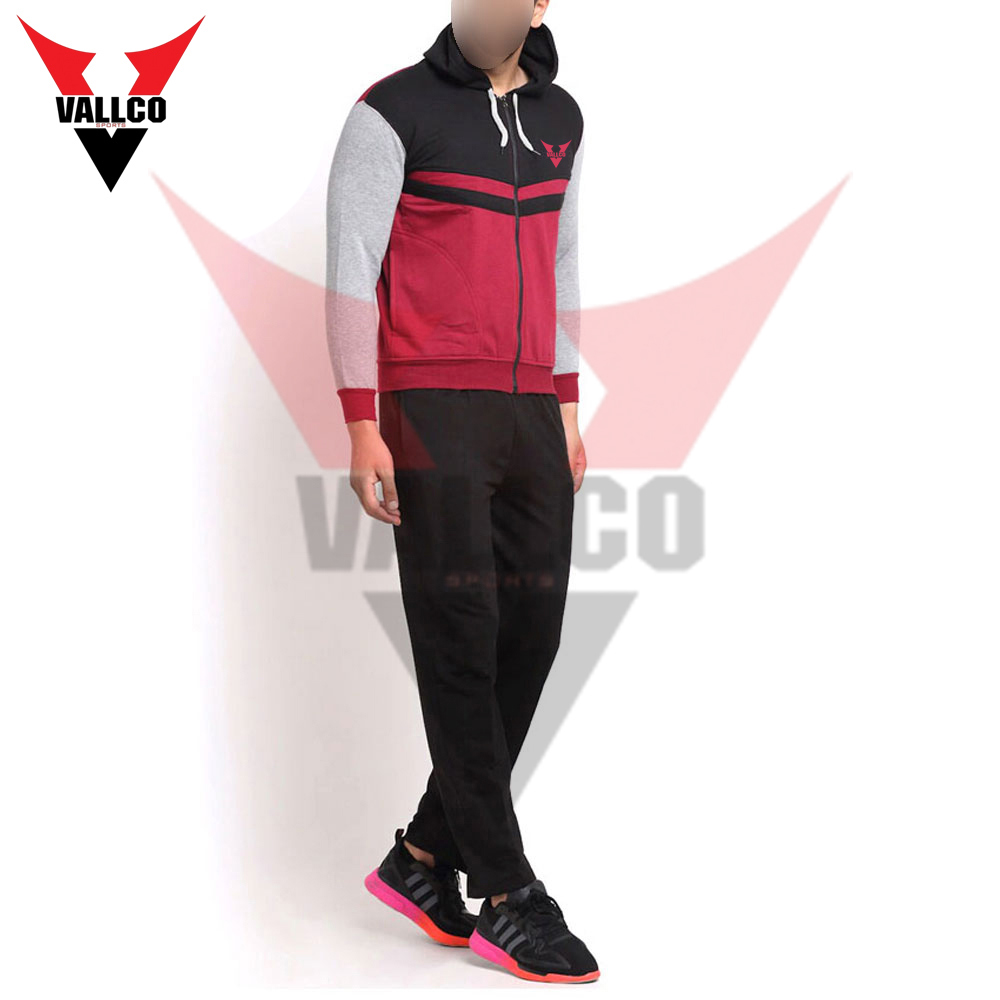 Pullover Style Customized Contrast Color Highland Quality With Best Price Men Tracksuits - view 13