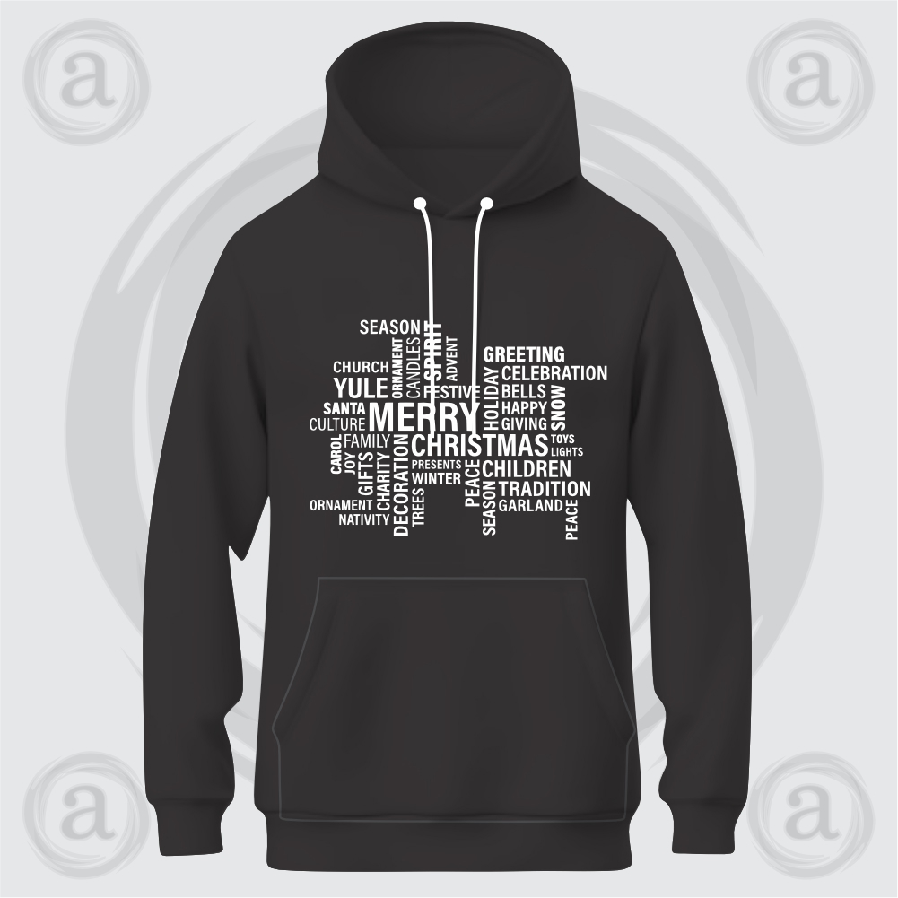 merry Christmas custom hoodie men women  sublimation sweatshirt sublimation - view 11