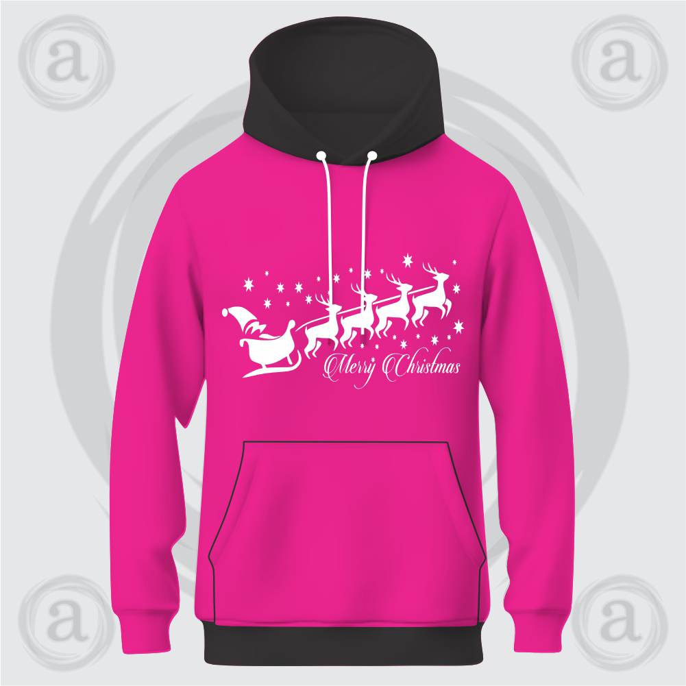 merry Christmas custom hoodie men women  sublimation sweatshirt sublimation - view 14