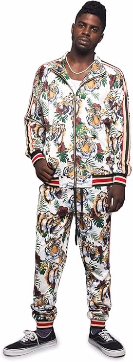 Men's Tiger Pattern Tracksuit Sets - view 2