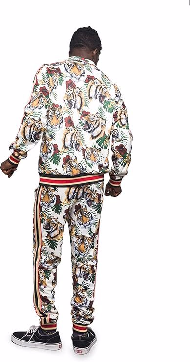 Men's Tiger Pattern Tracksuit Sets - view 3